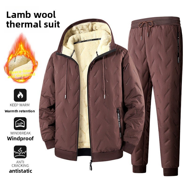 Men's cotton-padded suit teemdrop