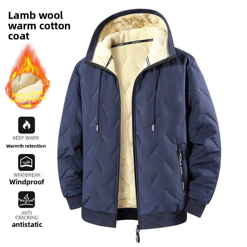 Men's cotton-padded suit teemdrop