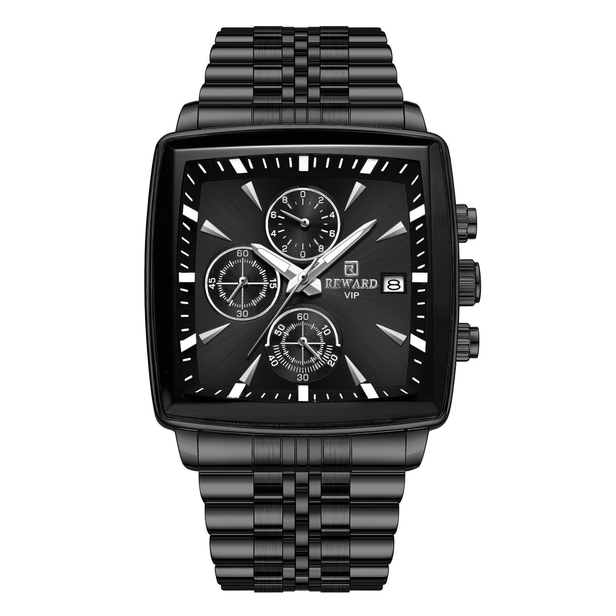 Men's watch with multi-function chronograph teemdrop