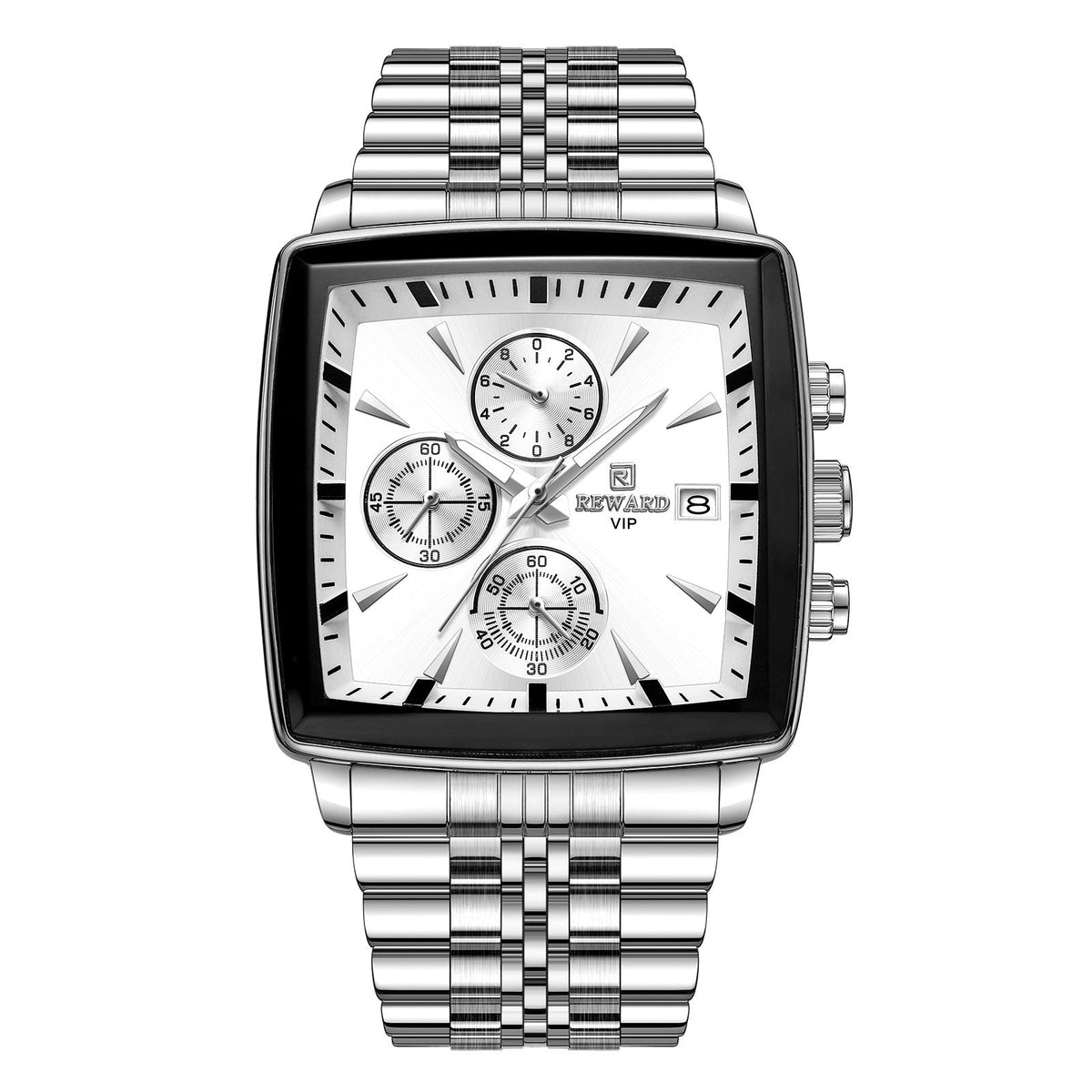 Men's watch with multi-function chronograph teemdrop