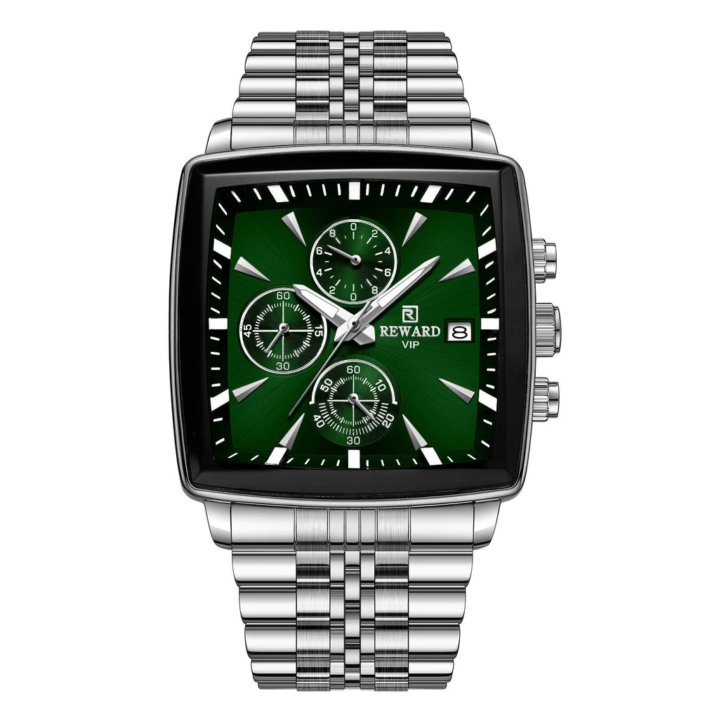 Men's watch with multi-function chronograph teemdrop