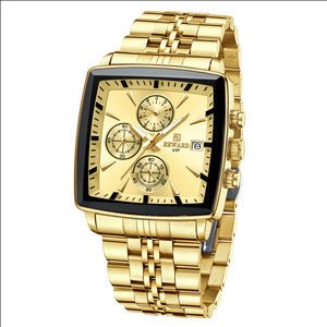 Men's watch with multi-function chronograph teemdrop
