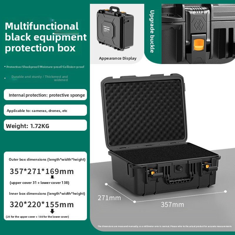 Portable Protective Equipment Case with Foam Insert Storage Organizer teemdrop
