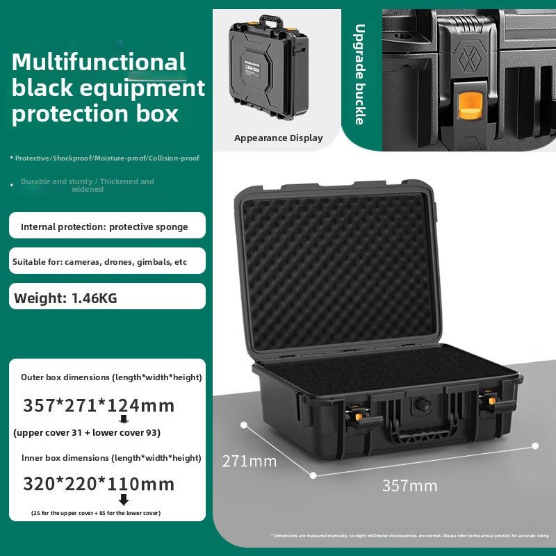 Portable Protective Equipment Case with Foam Insert Storage Organizer teemdrop
