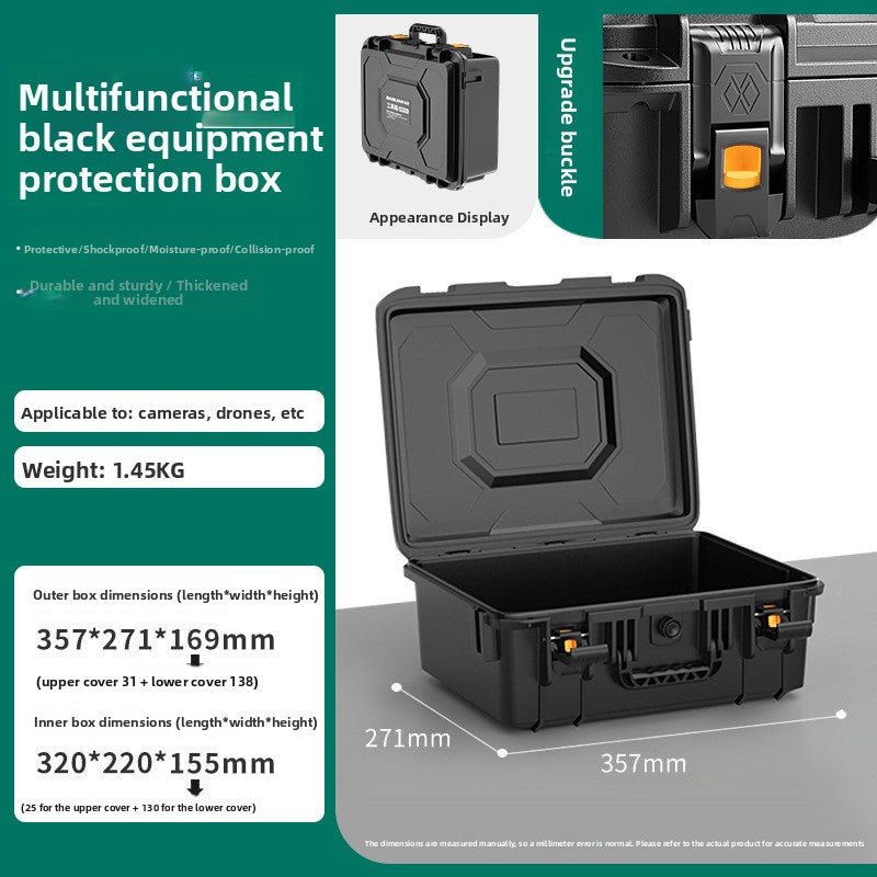 Portable Protective Equipment Case with Foam Insert Storage Organizer teemdrop