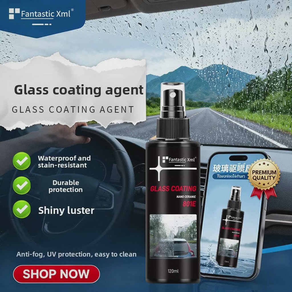 Rearview mirror rainproof artifact rainproof agent
