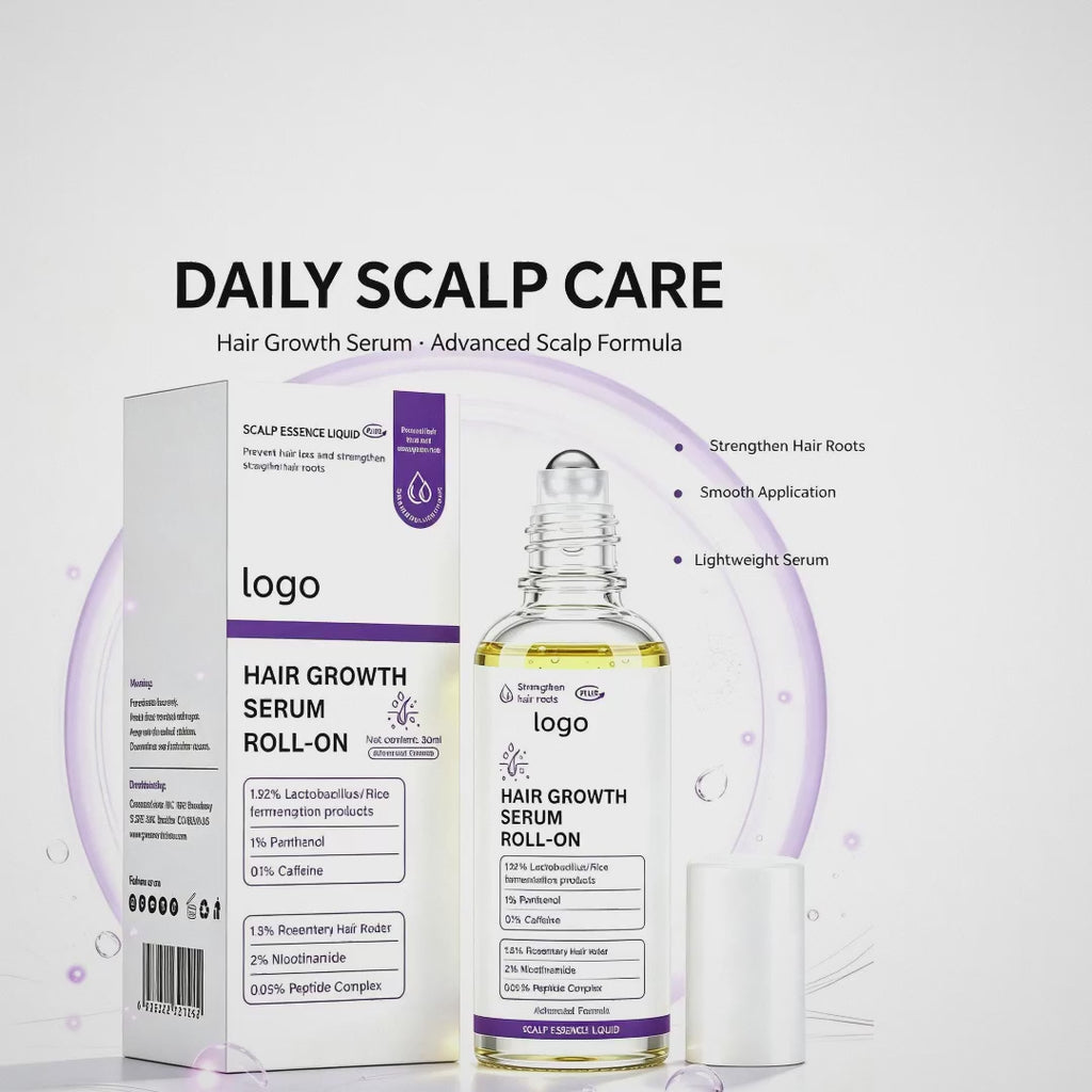 Rosemary Scalp Nourishment Roll-On Essence for Gentle Hair Care