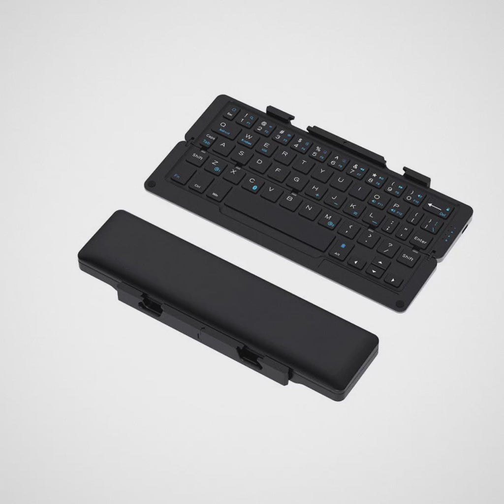 Folding Bluetooth Keyboard Ultra-thin Mini Wireless Mobile Phone Computer Tablet
