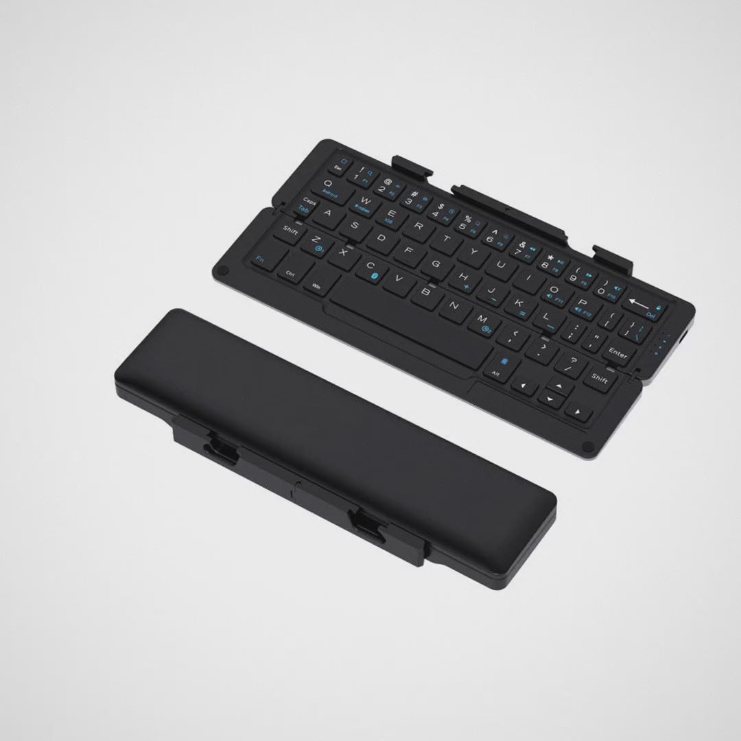 Folding Bluetooth Keyboard Ultra-thin Mini Wireless Mobile Phone Computer Tablet
