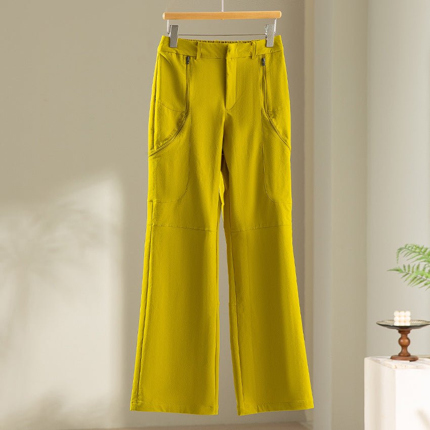 Women's Two-Piece Tracksuit with Hooded Jacket and Straight-Leg Pants teemdrop